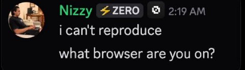 reproduce what browser are you