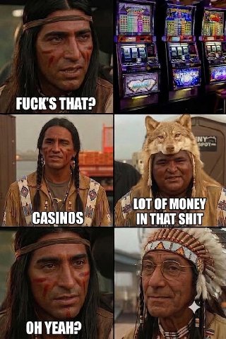 FUCK’S THAT? «5 LOT OF MONEY CASINOS» IN THAT SHIT YEAH?