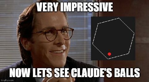 IMPRESSIVE NOW LETS SEE BALLS