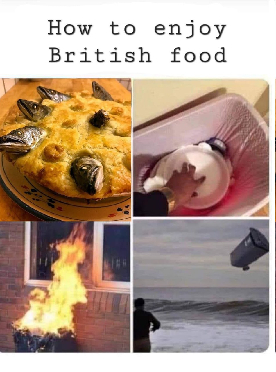 Ном to enjoy British food