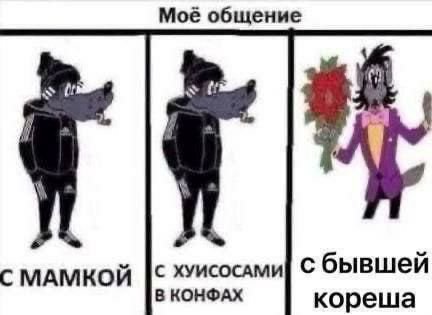 Моё общение CMAMKO; ХУисосАМИ] С бывшей В КОНФАХ кореша