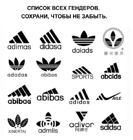 СПИСОК ВСЕХ ГЕНДЕРОВ СОХРАНИ, ЧТОБЫ НЕ ЗАБЫТЬ A. adimas didasa daiads adadas SPORTS abcids ade XINERTAI admlis