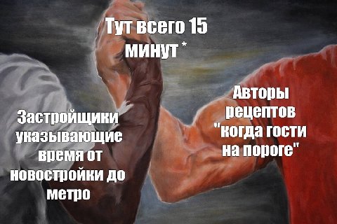 Тутвсего 15 минут Авторы Застройщики рецептов указывающие когда гости время от на пороге новостройки до метро