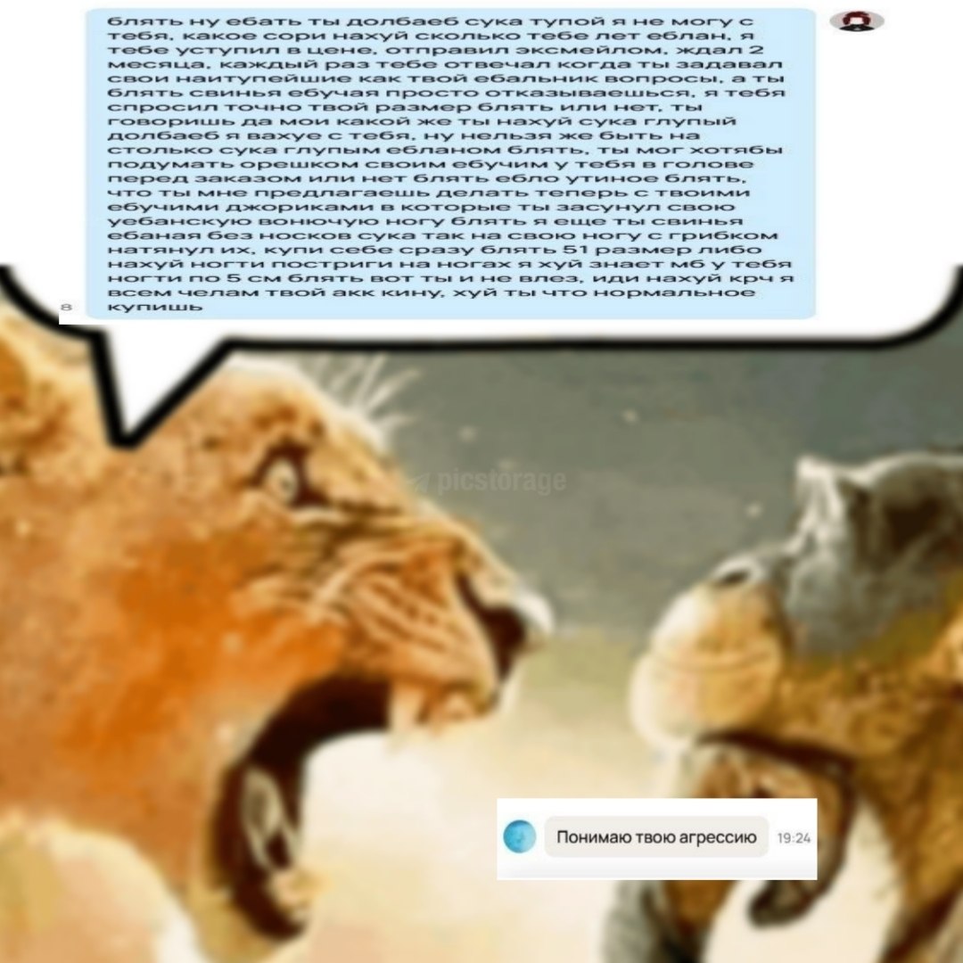 <ука тупой He клюгу TeGH, net A ждал Pas KaK THe! сука Baxye Hoe <ука noayMatTS CpewKOM у в HET “TO THe! sacyHyn HOry Ges HOCKOS Tak сразу 51 pasmep У NOS SOT He Snes. Han 5 aKK [3 Понимаю твою агресс