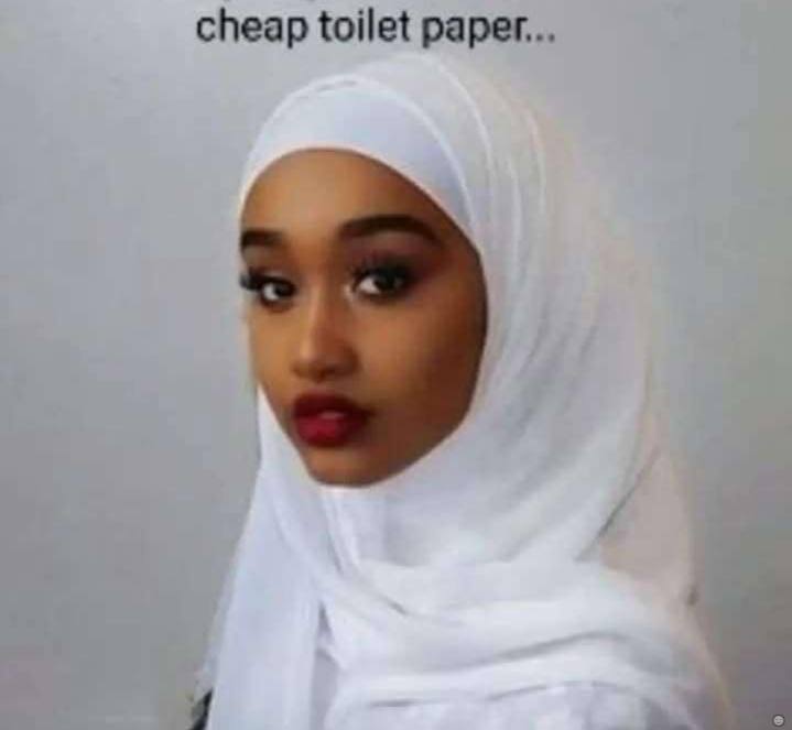 cheap toilet paper...