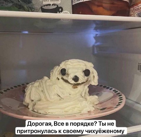 И! Дорогая, Все в порядке? Ты не притронулась к своему чихуёженому