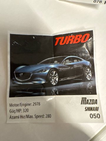 a Motor/Engine: 2978 320 SHINARI Hiz/Max. Speed: 280 050
