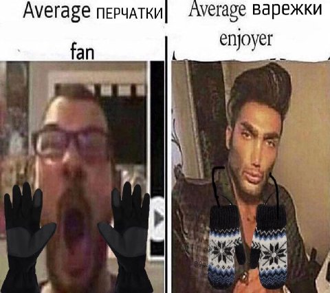 Average пЕРЧАТКИ verage варежки епуоуег fan