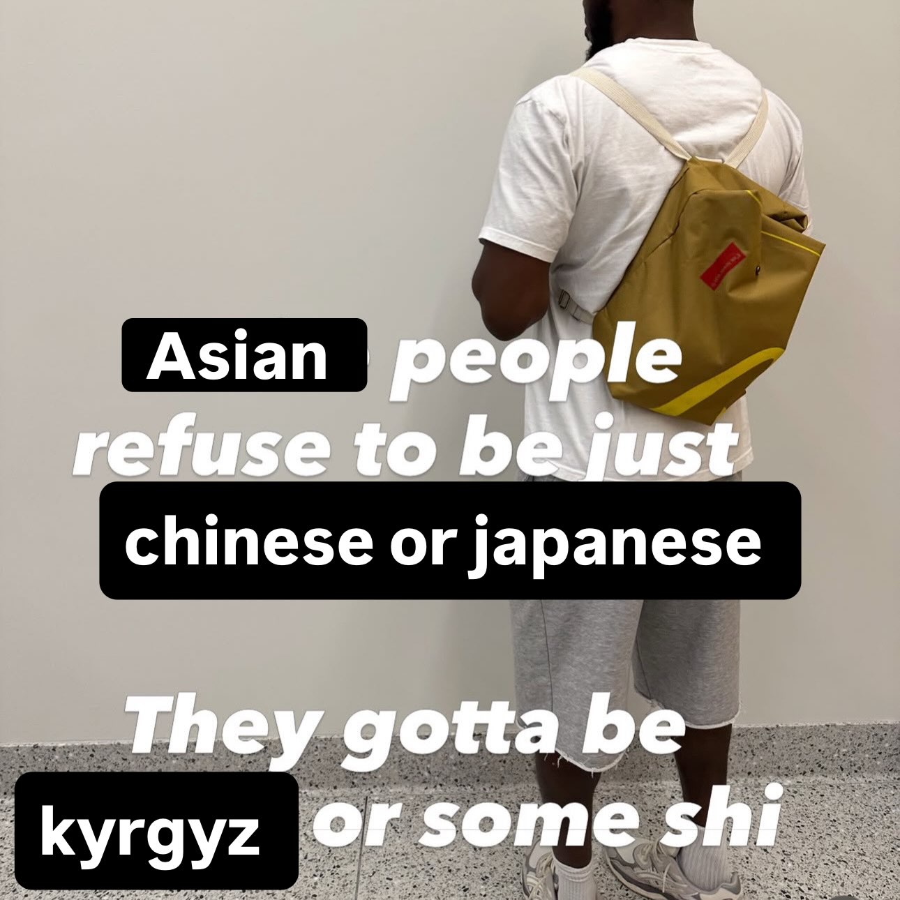 refuse to bé\just chinese or japanese They gotta be