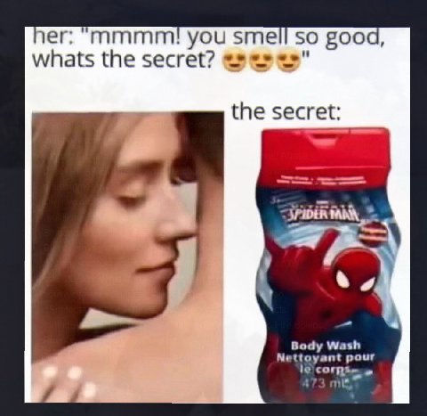 лег; “Mmmm! you smell so good, whats the secret? the secret: Воду Wash Nettoyant pour {73