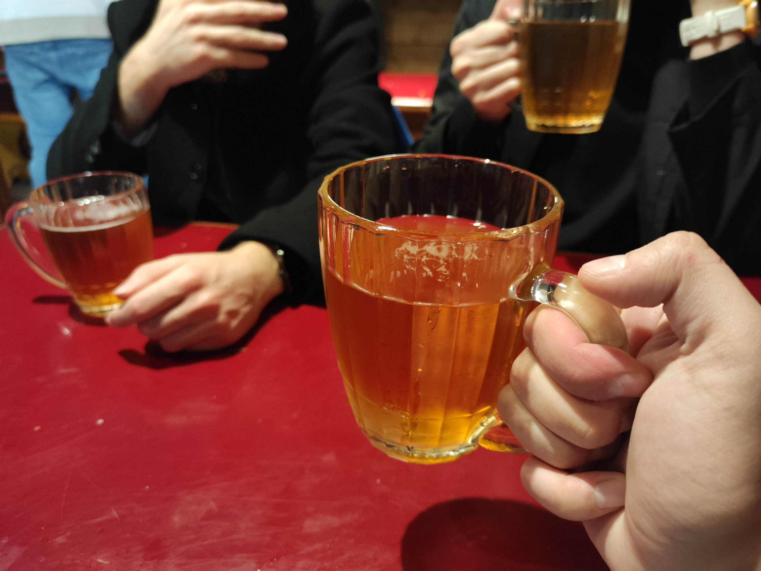 On the way back to the railway and metro station we decided to go to another smaller bar and grab a beer each. The owner there engaged in some of our music talk and I grabbed a liter of the beer we dr