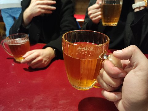 On the way back to the railway and metro station we decided to go to another smaller bar and grab a beer each. The owner there engaged in some of our music talk and I grabbed a liter of the beer we dr