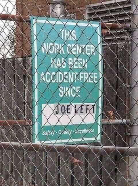 WORK HAS BEEN ACCIDENT-FREE 3
