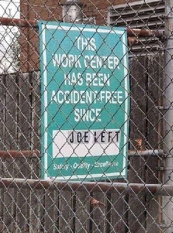 WORK HAS BEEN ACCIDENT-FREE 3