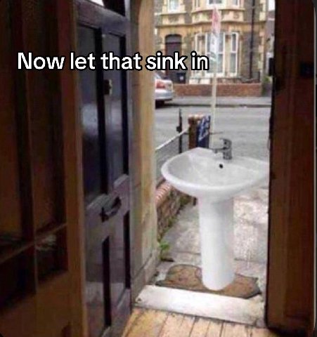 Now let that sink
