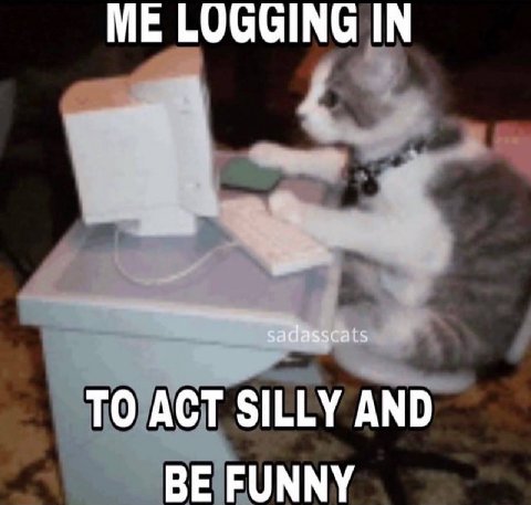 LOGGING IN TO АСТ SILLY AND BE FUNNY