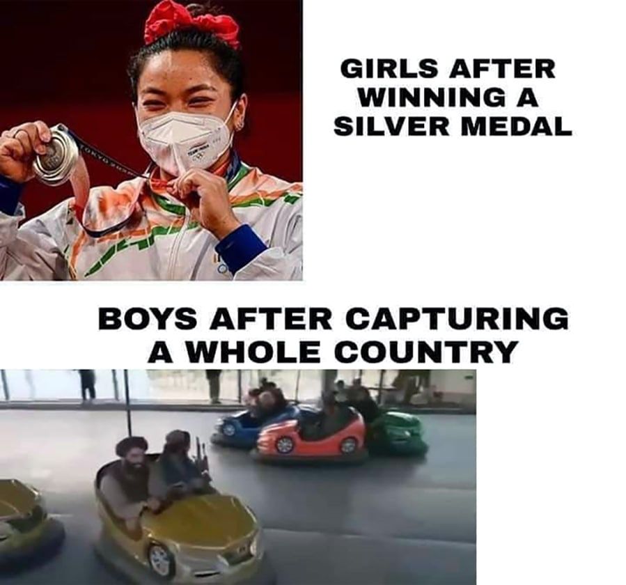 GIRLS AFTER WINNING A SILVER MEDAL 4 BOYS AFTER CAPTURING А WHOLE COUNTRY