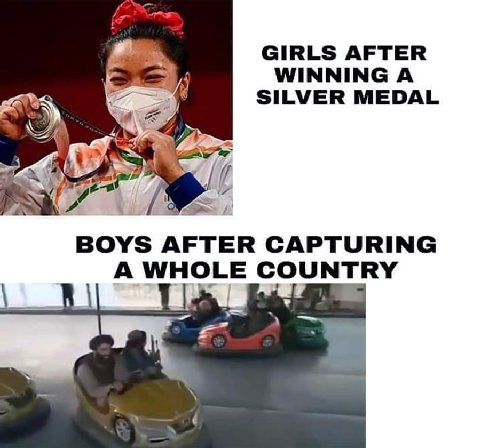 GIRLS AFTER WINNING A SILVER MEDAL 4 BOYS AFTER CAPTURING А WHOLE COUNTRY