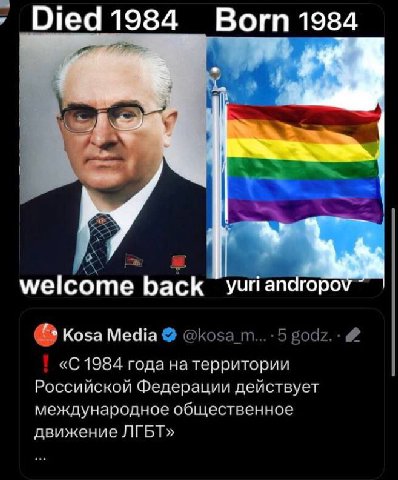 Died1984 Вогп 1984 welcome back yuri Коза Media «С 1984 года на территории Российской Федерации действует международное общественное движение ЛГБТ»