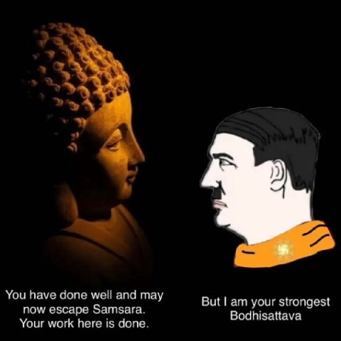 You Nave done wel and may But Гат your NOW езсаре Samsara Bodhisattava Your work here is done