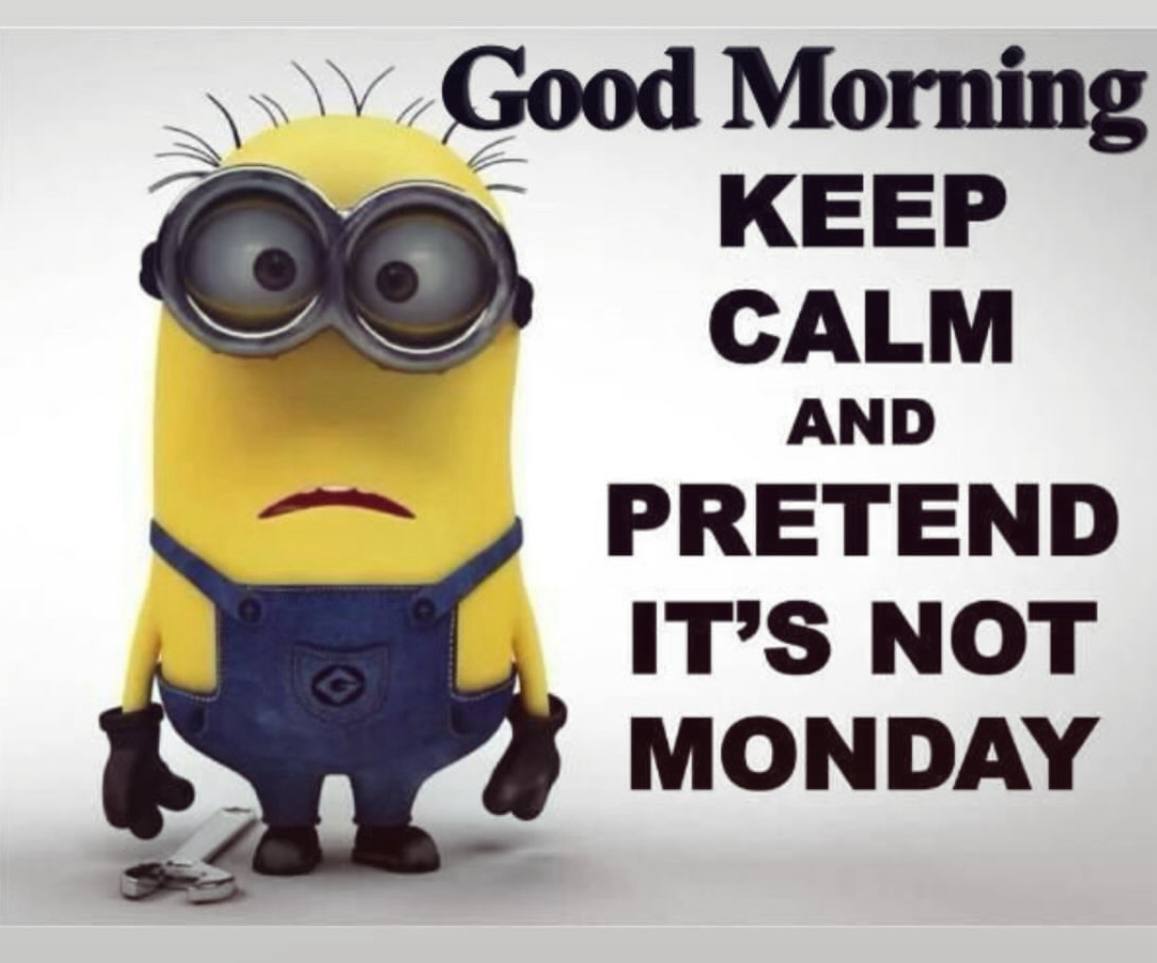 Good Morning KEEP CALM AND PRETEND IT’S NOT MONDAY