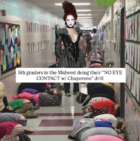 а я А, с в НИЙ A я graders in the Midwest doing ЕУЕ CONTACT Chaperone” drill 2