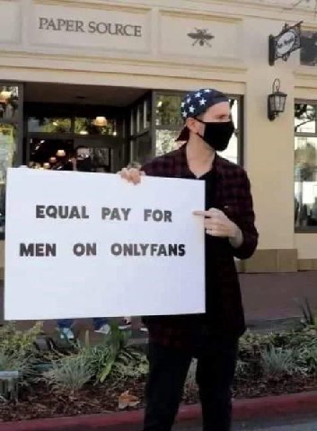 4 EQUAL PAY FoR MEN ON ONLYFANS