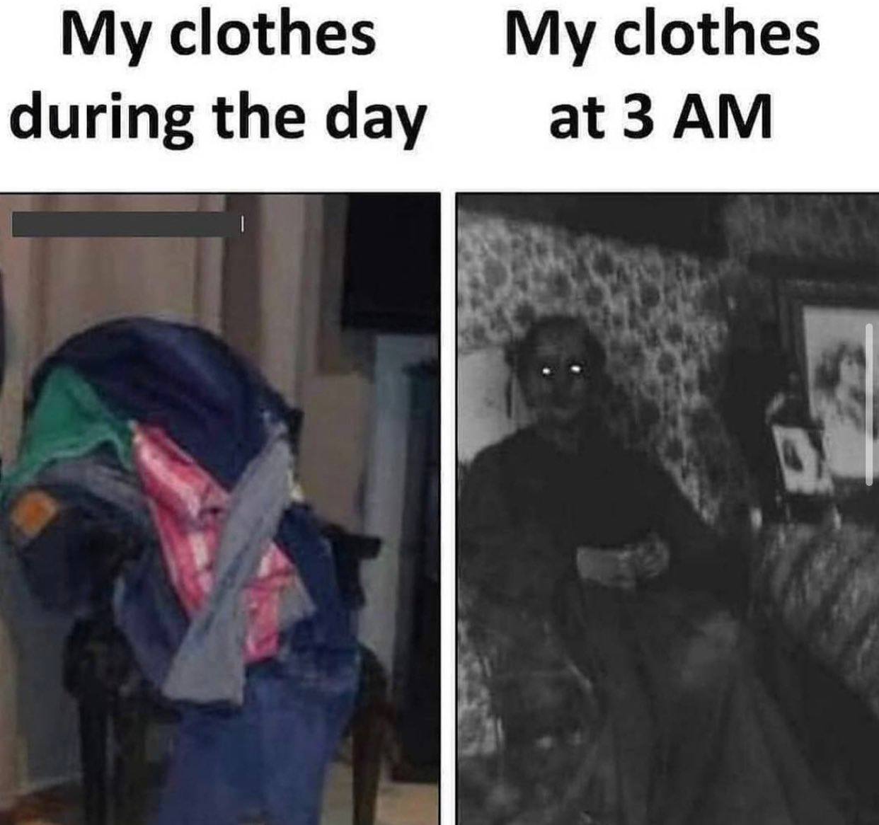My clothes My clothes during the day at 3