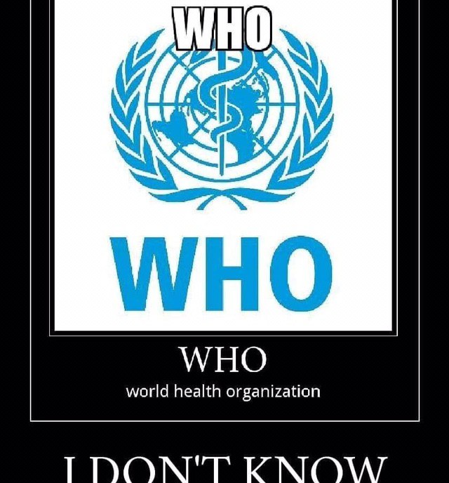 WHO aN WHO WHO world health organization TIDON'T