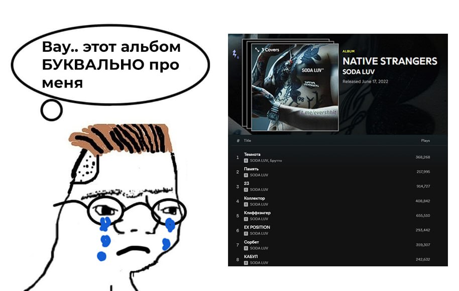 Вау.. этот альбом БУКВАЛЬНО про NATIVE STRANGERS WE меня Lit Темнота Память 25 Коллектор Клиффхомгер POSITION 9 КАБУЛ