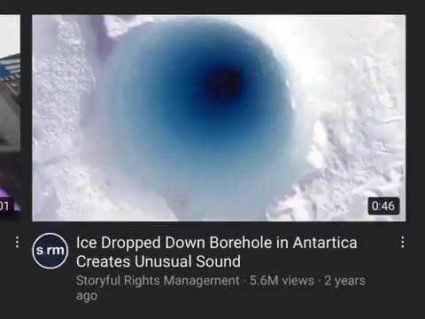 i m) Ice Dropped Down Borehole in Antartica В Creates Unusual Sound Storyful Rights Management - 5.6M views - 2 years