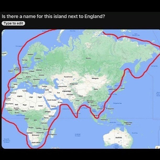 Is there а пате for this island next to England?