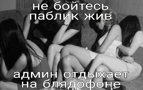 не бойтесь паблик жив админ отды на блядофоне