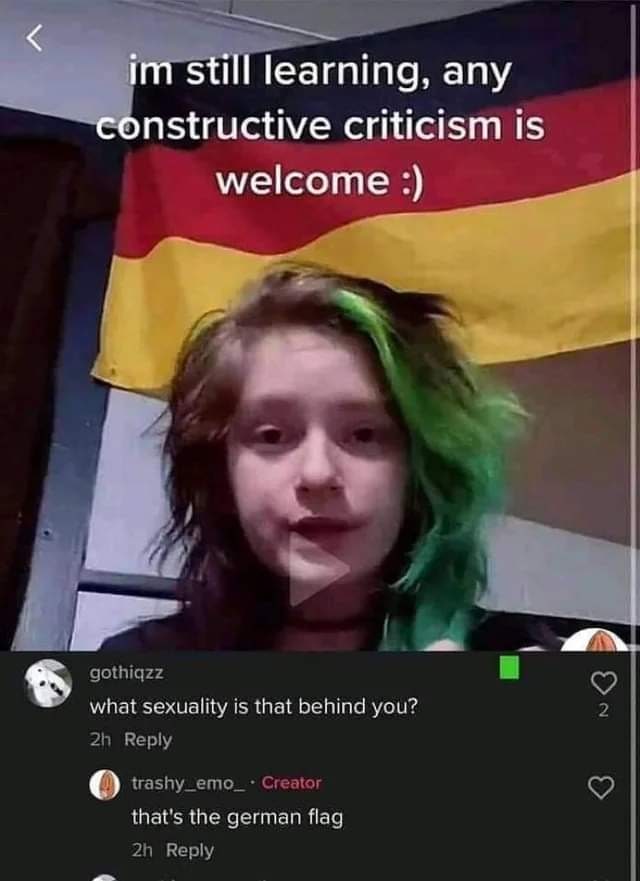 Stl learning, any nstructive criticism is welcome gothiqzz what sexuality is that behind you? Reply Creator that's the german flag Reply