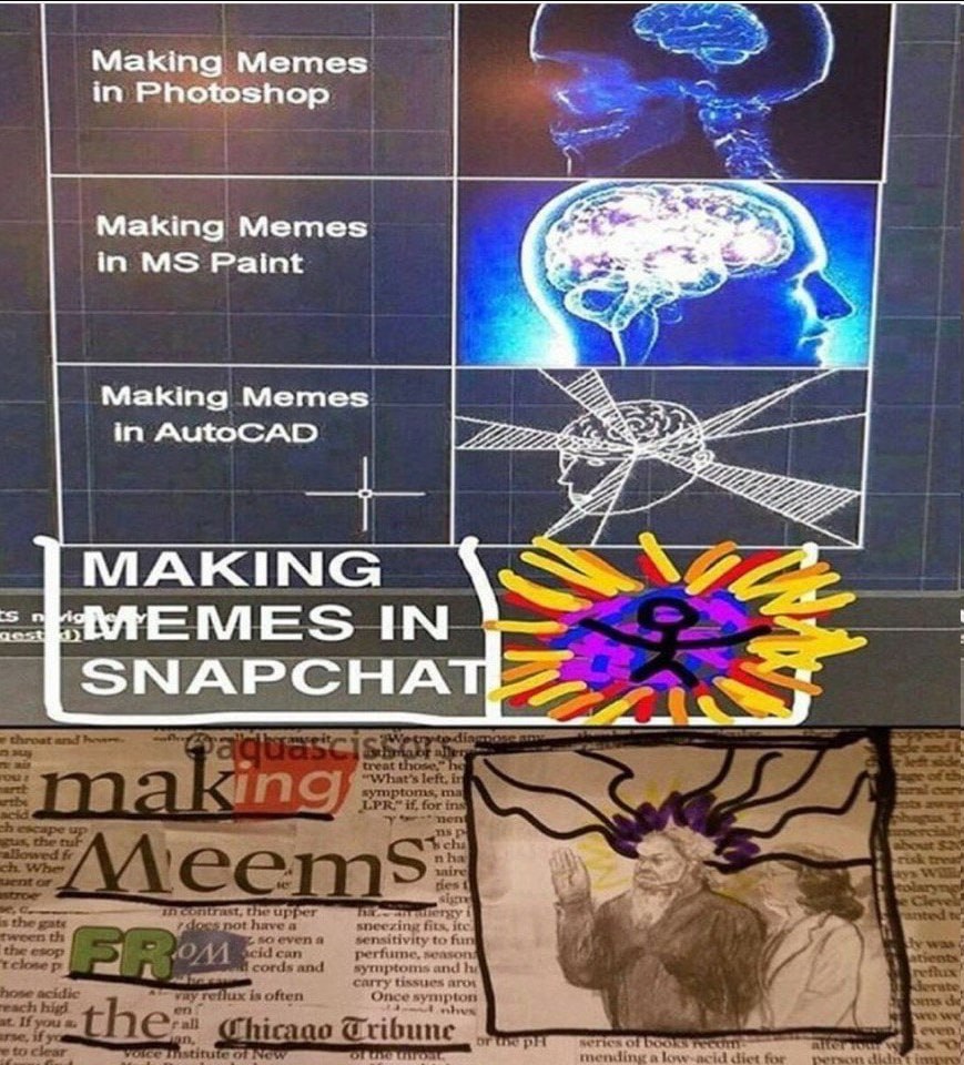 Мак по emes inP hop Making Memes in Paint Making Memes in AutoCAD 2772 MAKING MES IN- НА left. LPR" if, for chs tles siger A 1 thave а scevena sensitiv fita, ite to the сзор close can carry tissues is