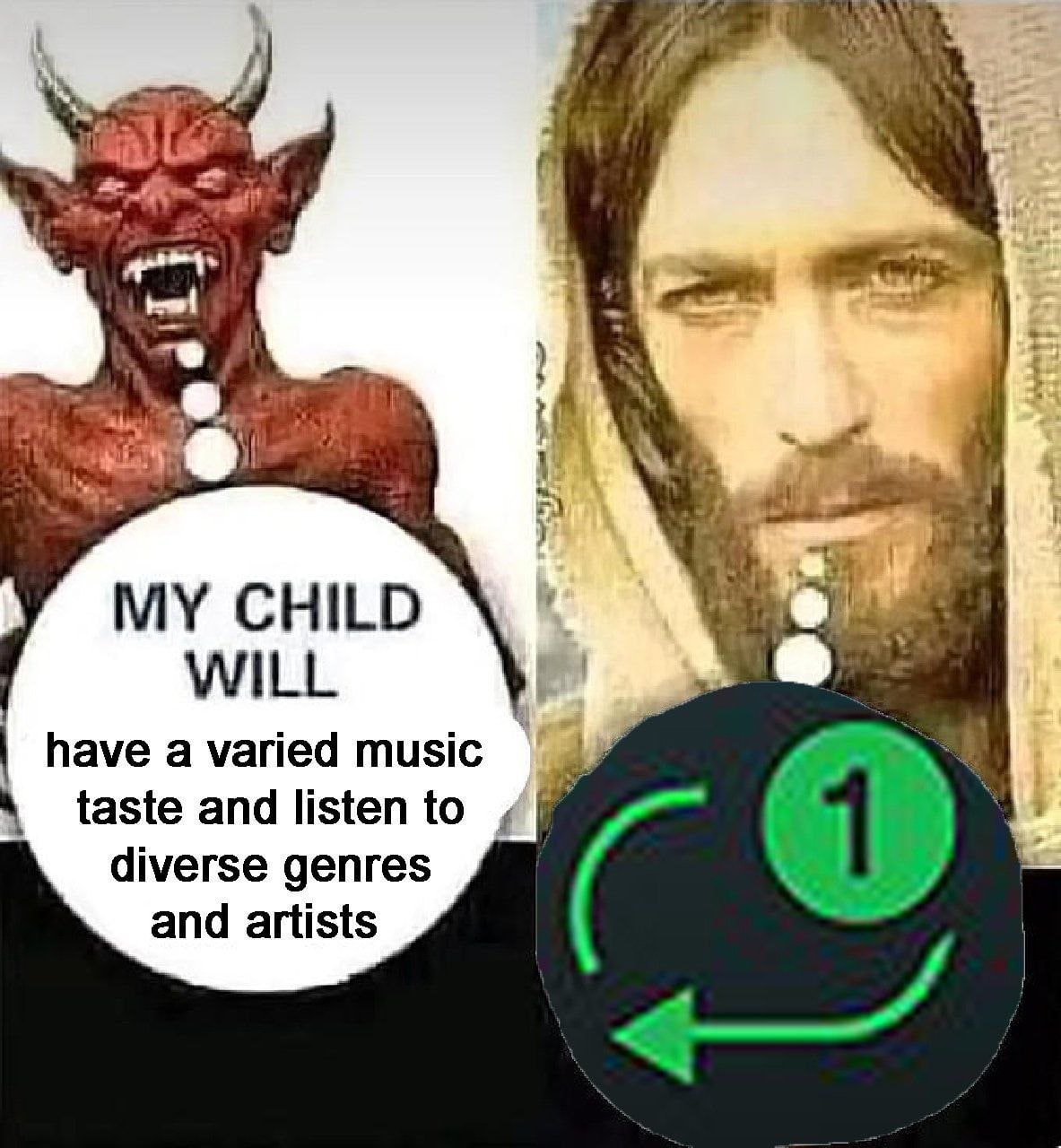 MY CHILD WILL have a varied music taste and listen to diverse genres and artists