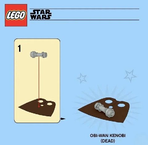 WARS 1 OBI-WAN KENOBI (DEAD)