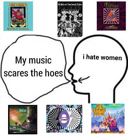 of the 3 А My music i hate women scares the hoes ANS