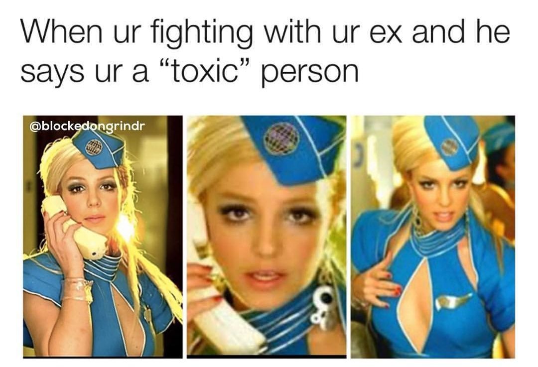 When fighting with and says ига “toxic” person A 4