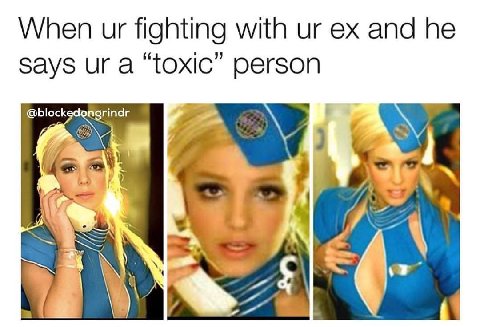 When fighting with and says ига “toxic” person A 4