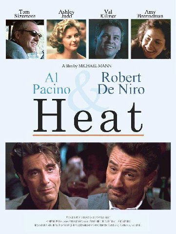 „Тот Ashley Val Amy Sizemore Judd Kilmer Brenneman A film MICHAEL MANN Robert Pacino Niro 4 WARNER BROS REGENCY ENTERTAINMENT A PASS MICHAEL MANN NIRG “HEAT”, TOM VENORA AMY BREXNEMAN ASHLEY WES TED L