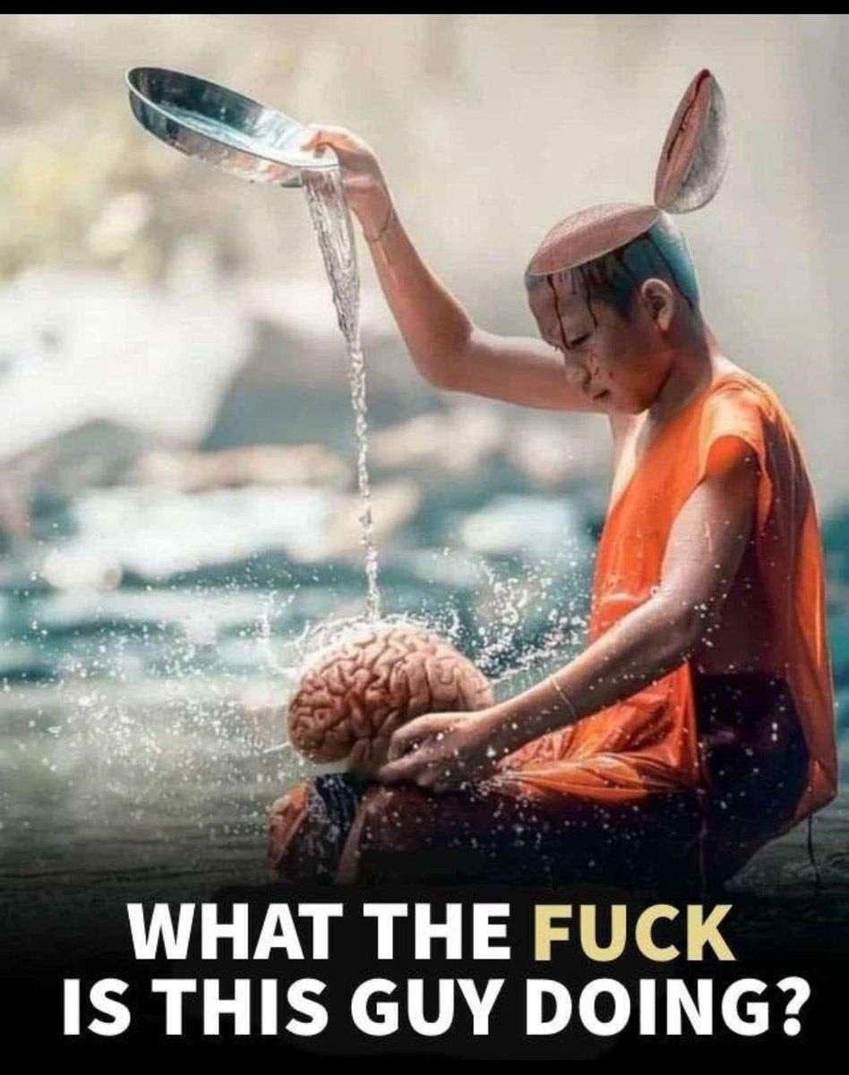 WHAT THE FUCK IS THIS GUY DOING?