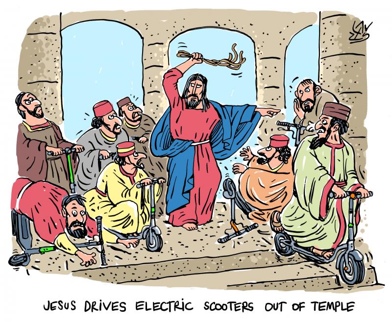 TRE AN OF 7A Vic 4 JESUS DRIVES ELECTRIC $СооТЕРб oF TEMPLE