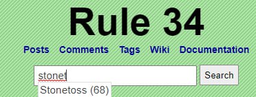Rule 34 Posts Comments Tags Wiki Documentation опе Search Stonetoss (68)