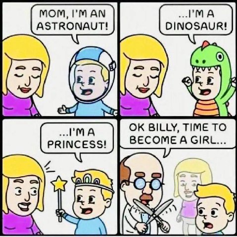 МОМ, AN ASTRONAUT! DINOSAUR! [2 a i 4 BILLY, TIME TO BECOMEA GIRL... JAN LON