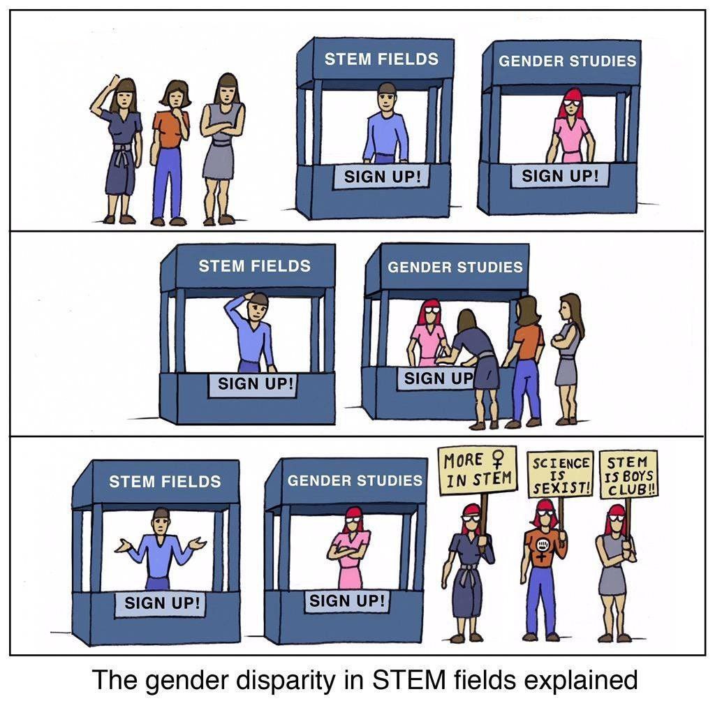 STEM FIELDS GENDER STUDIES HE SIGN uP! SIGN UP! STEM FIELDS GENDER STUDIES i SCIENCE]| STEM STEM FIELDS GENDER STUDIES hie The gender disparity in STEM fields explained