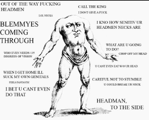 OUT OF THE WAY FUCKING CALL THE KING HEADMEN I DONT GIVE A FUCK LOL NECKS IKNO HOW SENITIV BLEMMYES 4 HEADMEN NECKS ARE COMING THROUGH 4 4 WHAT ARE GOING TO WHO EVEN NEEDS 135 CHOP ОТР MY MEAD DEGREES