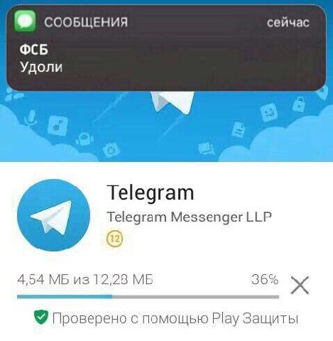 сейчас ФСБ Удоли Telegram Telegram Messenger LLP 4,54 из 12,28 36% 9 Проверено с помощью Р!ау Защиты
