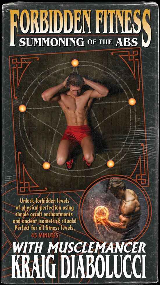 SUMMONING oF THE ABS Unlock farbidden levels of perfection using and andent isometrick simple occult enchantments Perfect for all fitness levels. WITH MUSCLEMANCER