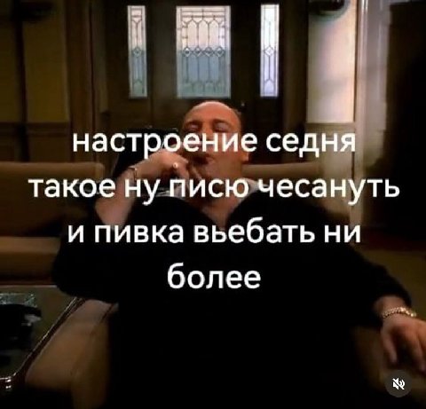 настроение седня такое ну писю чесануть и пивка вьебать ни более